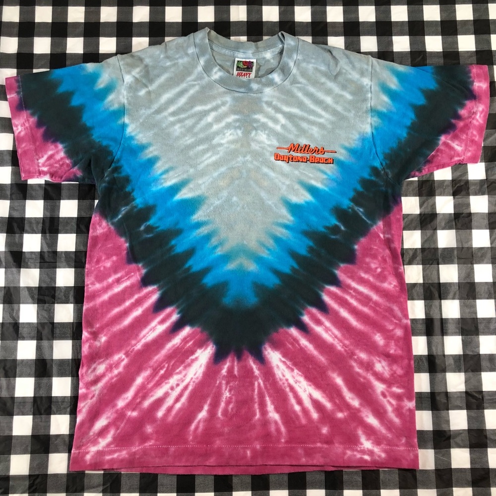 Harley Davidson Miller’s Custom Motorcycle Tie Dye - Picture 2 of 8
